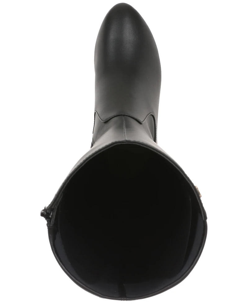 Giani Bernini Women's Maylynee Memory Foam Block Heel Knee High Dress Boots, Created for Macy's