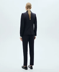 Mango Women's Straight Suit Pants