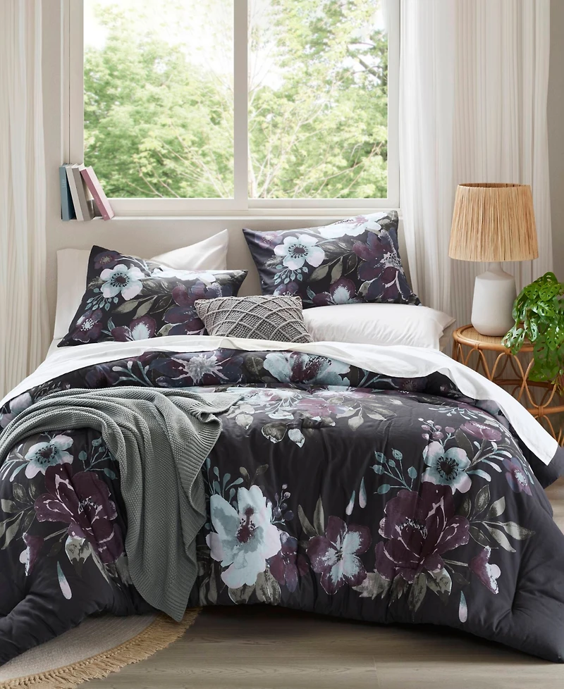 Madison Park Jolene Floral 3-Pc. Comforter Set, King/California King