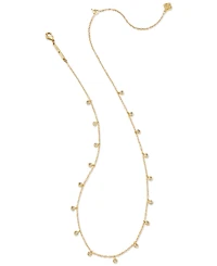 Kendra Scott Amelia Gold-Tone Crystal Cross Necklace Gift Set