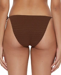 Trina Turk Women's Glimmer Tie Side Bikini Bottoms