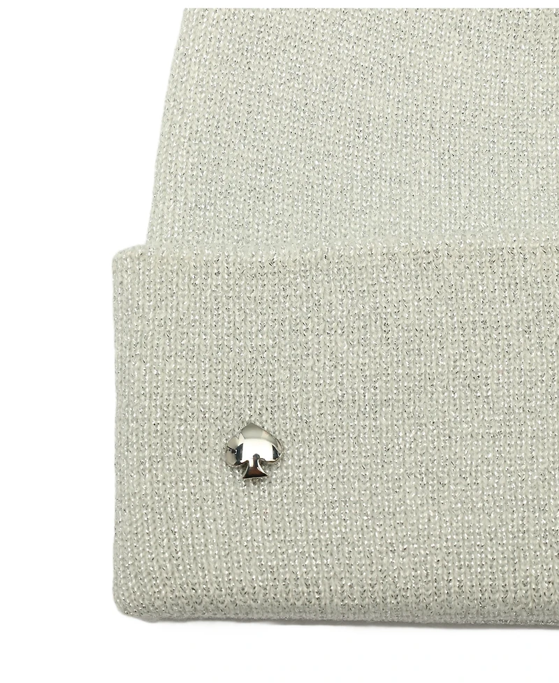 Kate Spade New York Women's Metallic Beanie Hat