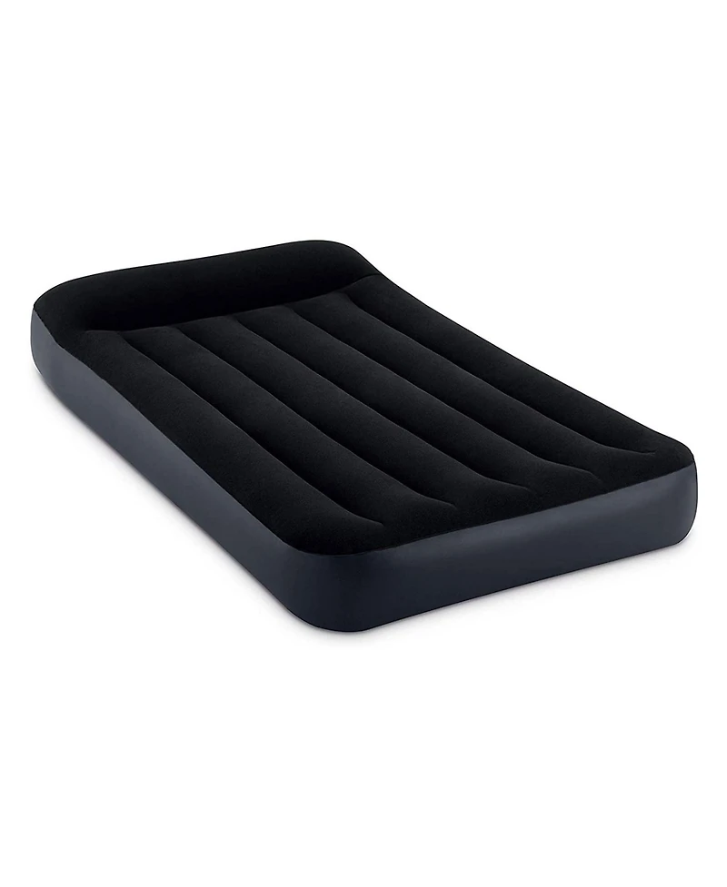 Intex Dura Pillow Rest Classic Blow Up Mattress Air Bed with Pump, Twin (2 Pack)