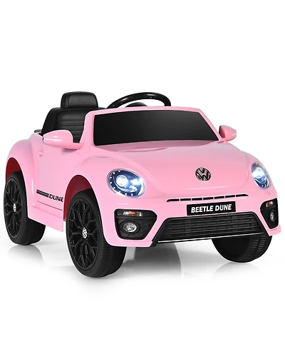 12V Kids Ride On Car Licensed Volkswagen Beetle w/ Remote Control & Music