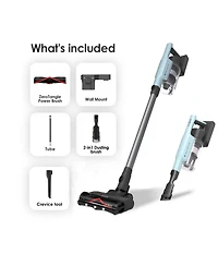Tineco Go Pet Cordless Stick Vacuum with ZeroTangle Brush Technology, Powder Blue (GO303)