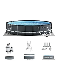 Intex 26333EH 20' x 48" Round Ultra Xtr Frame Swimming Pool Set with Filter Pump