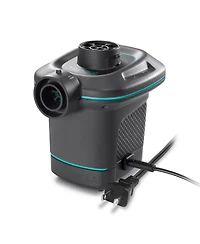 Intex 120V Quick Fill Ac Electric Air Pump w/ 3 Interconnected Nozzles (2 Pack)
