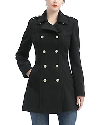 Kimi + Kai Women's Brylee Fitted Wool Pea Coat