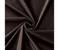 Heavyweight Velvet Curtain Rod Pocket Panels (Set of 2), 52" W x 108" L