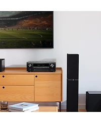 Denon AVRX1800H 7.2 Channel 8K Home Theater Receiver with Dolby Atmos, Heos Built-In, and Audyssey Room Correction