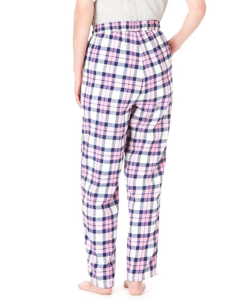 Dreams & Co. Plus Cotton Flannel Pants