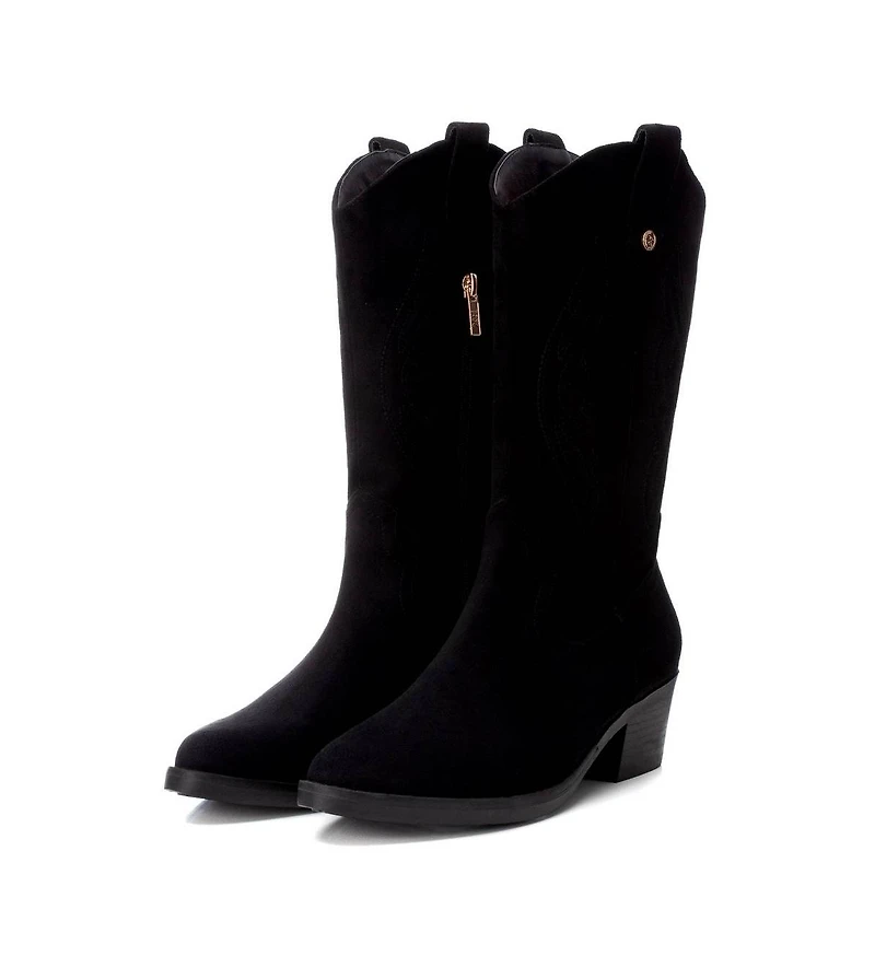 Women's Italian Western Suede Boots By Xti