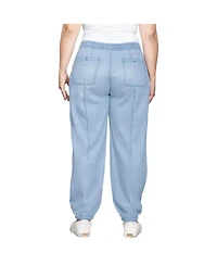 Standards & Practices Women's Tencel Low-Slung Lounge Pull-On Jeans