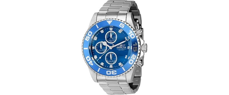 Invicta Men's 43406 Pro Diver Quartz Chronograph Blue Dial Watch