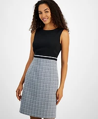 Kasper Women's Sleeveless Tweed Sheath Dress, Regular & Petite