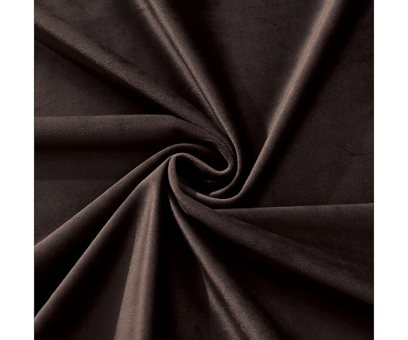 Heavyweight Velvet Curtain Rod Pocket Panels (Set of 2