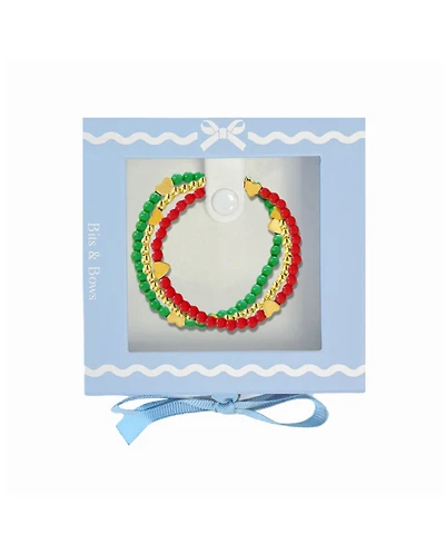 Bits & Bows Girls Girls Hearts Bracelet Set