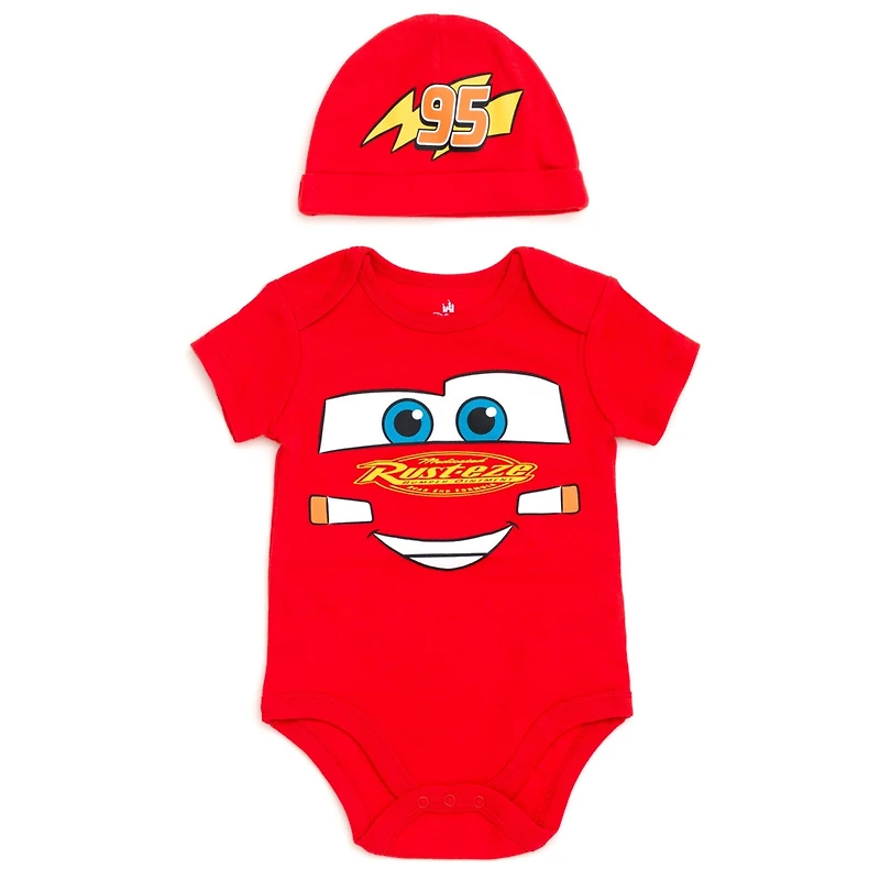 Disney Baby Boys Cosplay Bodysuit & Hat Set Newborn to