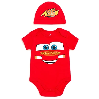 Disney Baby Boys Cosplay Bodysuit & Hat Set Newborn to