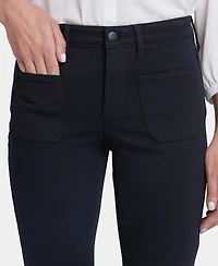 Nydj Women's Ava Flare Patch Pocket Jeans