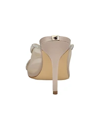 Guess Women's Mansa Embellished Mesh Stiletto Mules