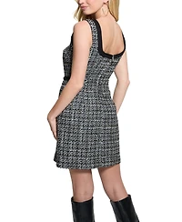 Guess Women's Yvonne Tweed Mini Dress