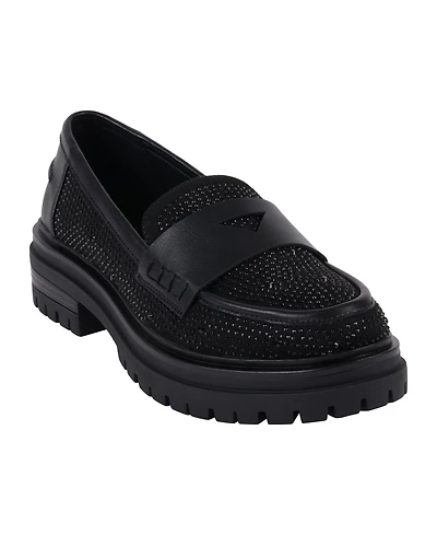 Gc Shoes Women's Galen Embellished Lug Sole Loafers