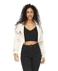 Belle & Bloom Women's Manhattan Cropped Trench