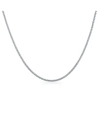 Bling Jewelry Bali Style Popcorn Coreana Chain Necklace .925 Sterling Silver Slender