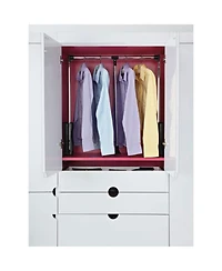 Rev-a-Shelf 26" - 35" Adjustable Pulldown Closet Rod, Chrome, Cpdr-2635
