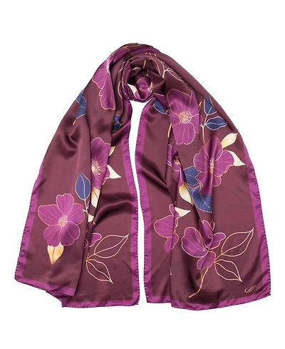 Laura - Silk Scarf/Shawl for Women