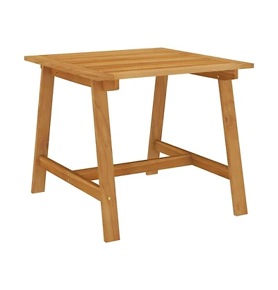vidaXL Patio Dining Table 34.6"x34.6"x29.1" Solid Acacia Wood