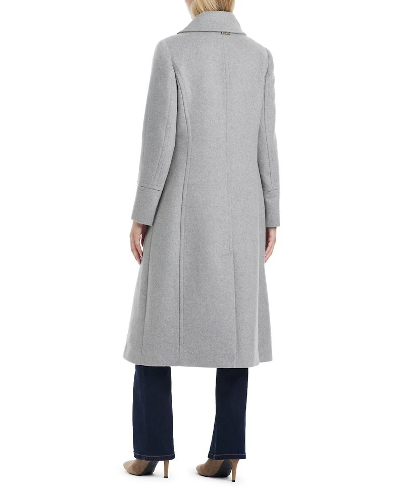 Vince Camuto Women's Single-Breasted Maxi Coat W/ Detachable Faux Fur
