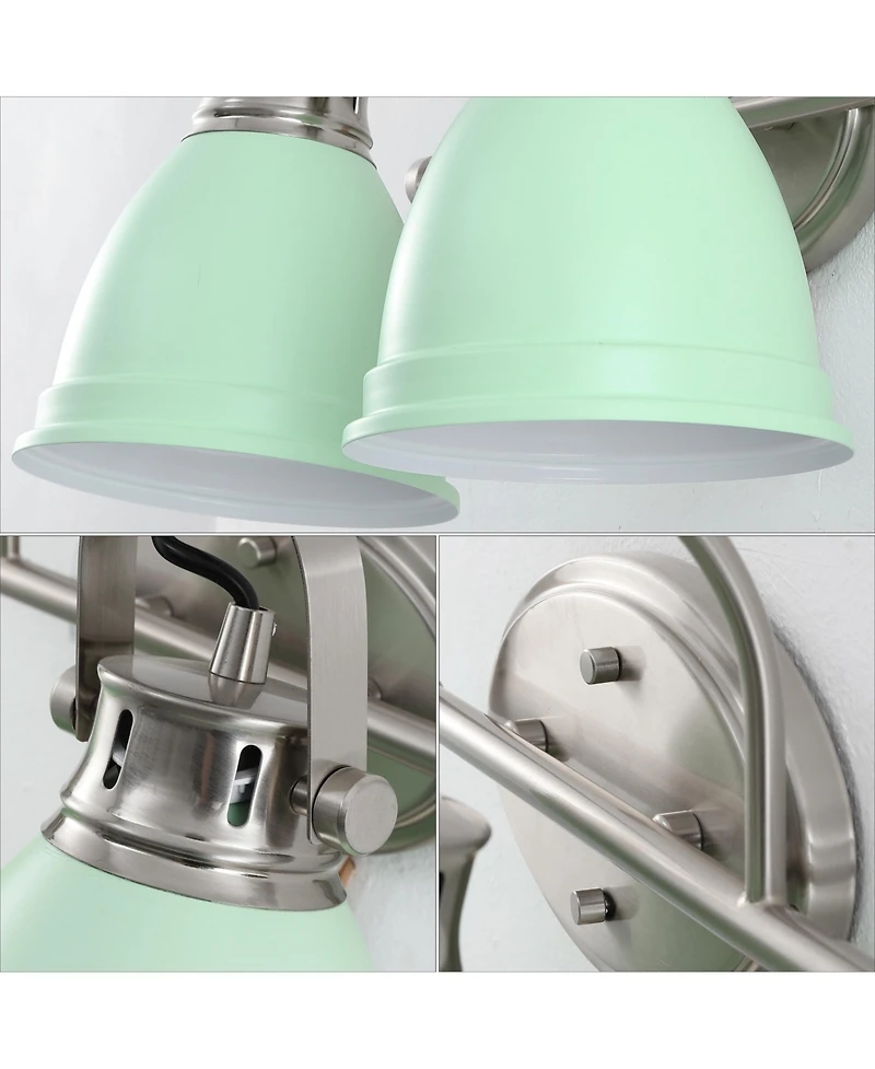 Jonathan Y Phineas -Light Adjustable Farmhouse Bohemian Iron Led Vanity Light