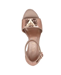 Guess Women's Seton Two-Piece Platform Dress Sandals