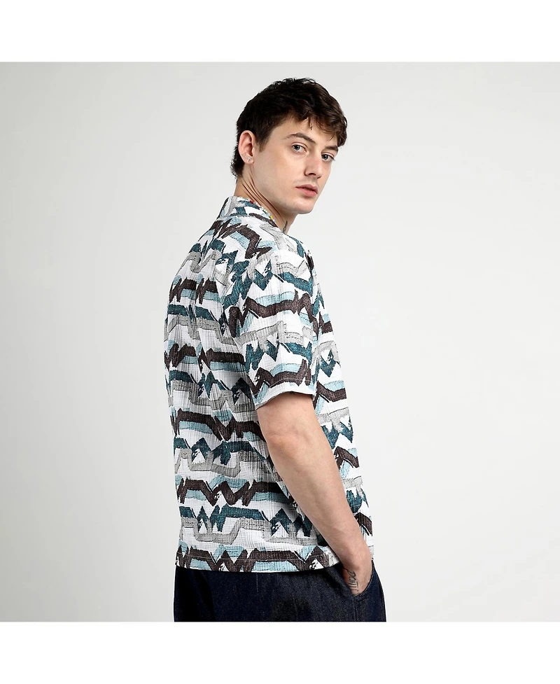 Multitrack Striped Oversized Shirt