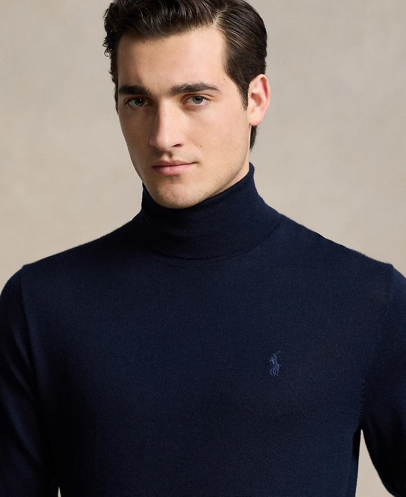 Polo Ralph Lauren Men's Washable Wool Turtleneck Sweater