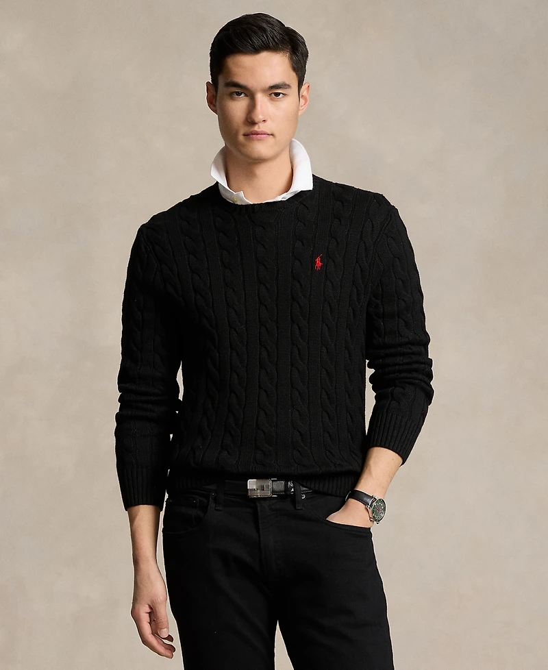 Polo Ralph Lauren Men's Cable-Knit Cotton Sweater