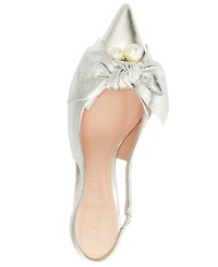 Arezzo Women's Mother of Pearl Low Stiletto Pumps