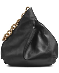 Donna Karan New York Lawrence Leather Wristlet with Chain Strap