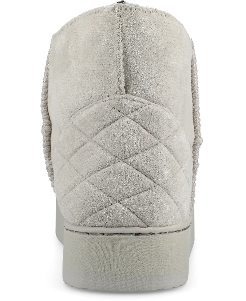 Journee Collection Women's Noa Round Toe Bootie Slippers