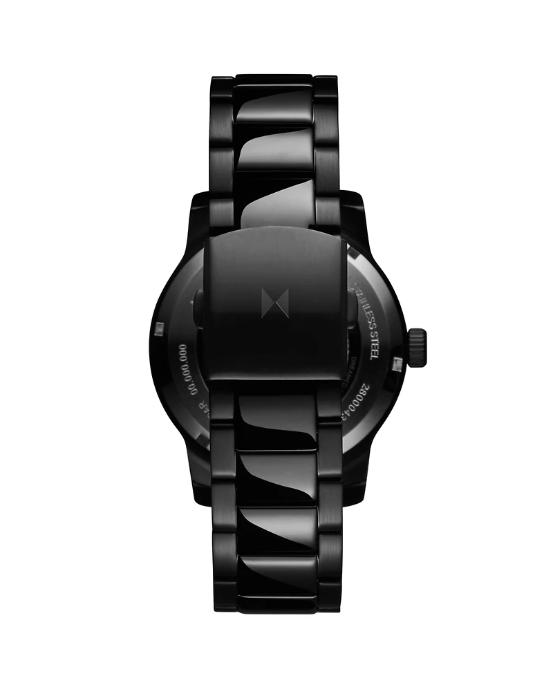 Mvmt Men's Classic Ii Automatic Ionic Plated Black Steel Watch 42mm