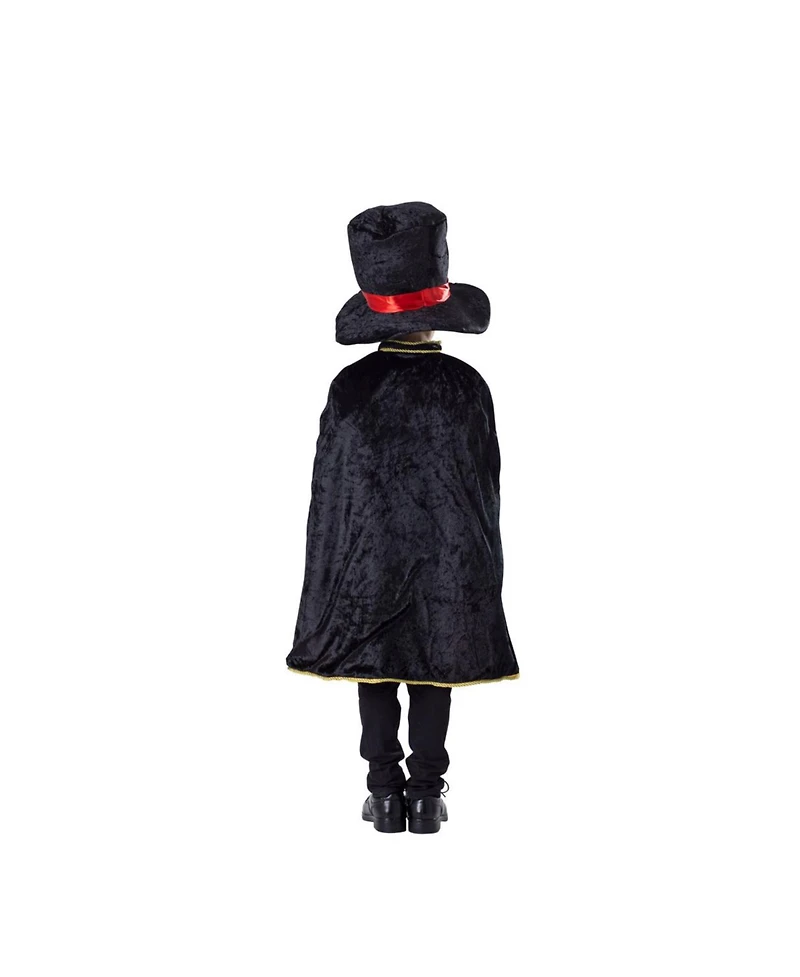 Dress Up America Black Velvet Magician Costume Set - Kids Boys & Girls