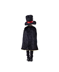 Dress Up America Black Velvet Magician Costume Set - Kids Boys & Girls