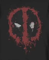 Fifth Sun Men's Deadpool Splatter Icon Crew Fleece Pullover