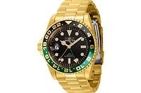 Invicta Men's 43965 Pro Diver Quartz 3 Hand Black Dial Watch