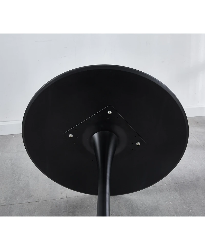 Special Mdf Dining Table – Black Kitchen Table, Ideal as an Executive Desk