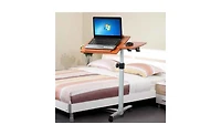 Slickblue Home Use Multifunctional Lifting Computer Desk Brown