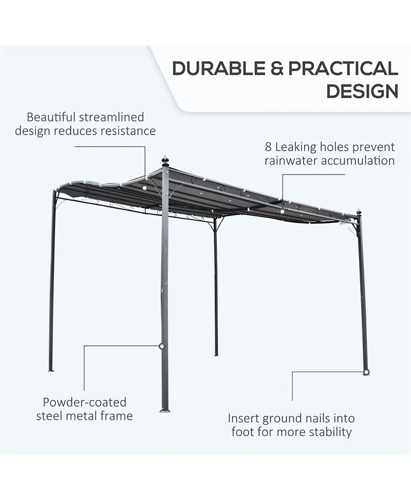 Slickblue Outdoor Pergola Gazebo for Elegant and Functional Backyard Shade