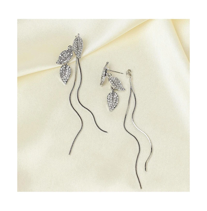 Sohi Women's Foliage Drop Earrings